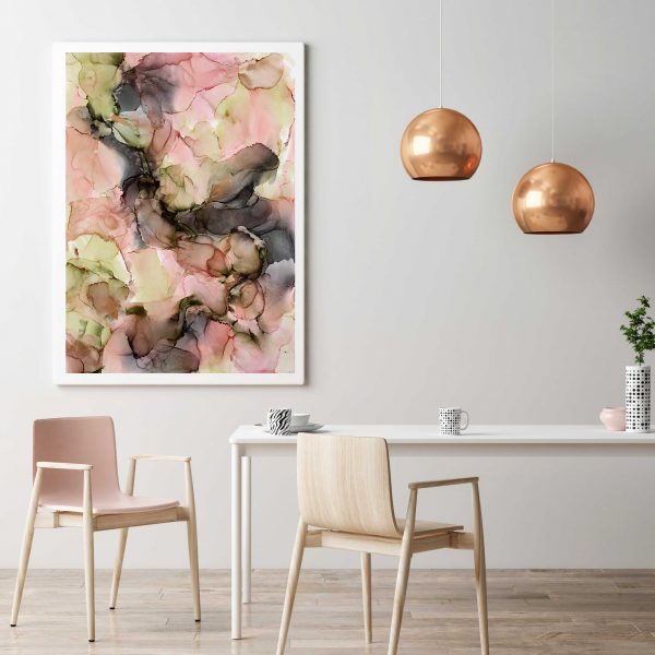 Mock Up Poster In Hipster Interior Background, Dining Room