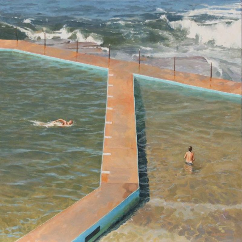 Buy Australian Art Online Swimming 600x598