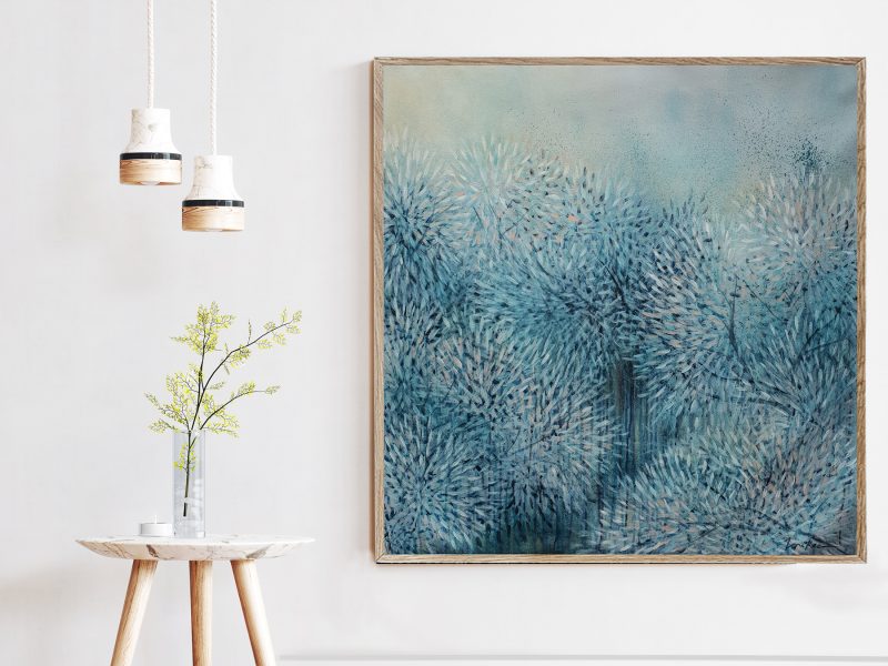 Bloom Through Winter Blue