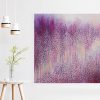 Artist Leni Kae Interior Design Setup Wall With Lighting Love Through Purple Haze 1000px
