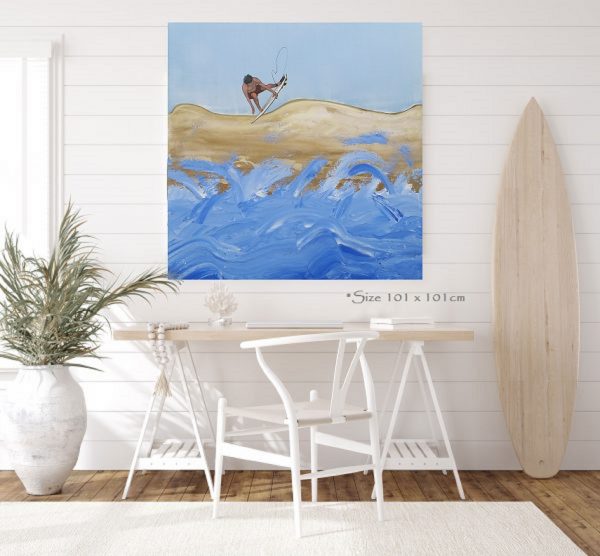 Getting A Little Air Interior 101x101cm