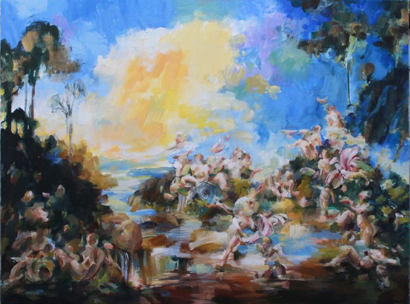 Bathing in the Afterglow