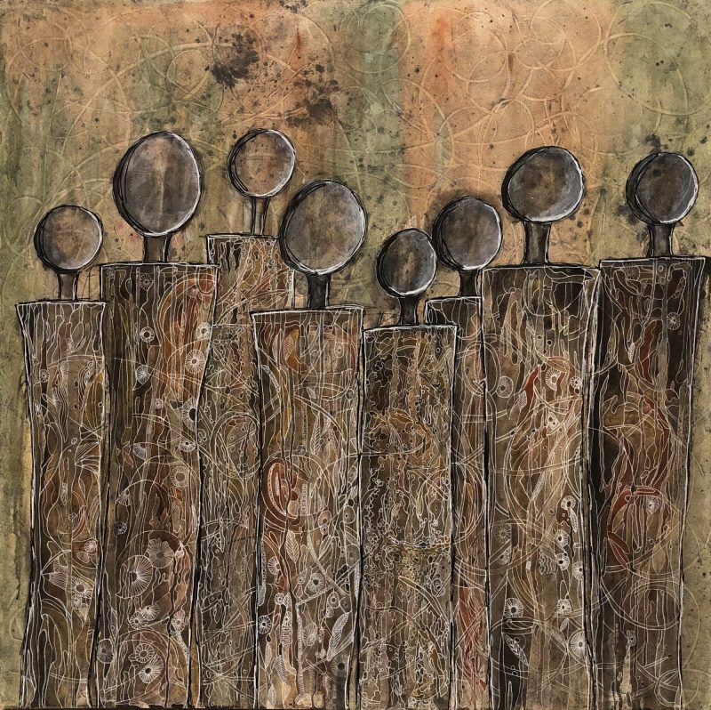 Faceless crowd – FRAMED