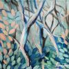Artist Leni Kae Through The Trees Abstract Landcape Series Art Lovers