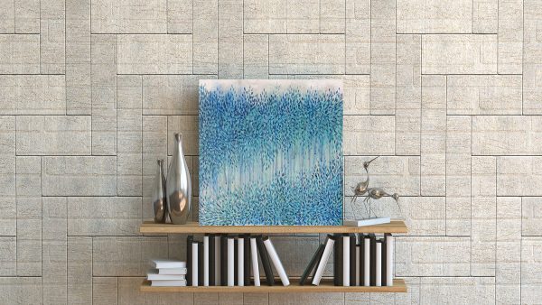 Artist Leni Kae Immersion In Blue Interior Design 60x60 Sm