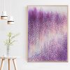 Artist Leni Kae Interior Design Purple Art Love Through Purple Haze Ii Wood Frame