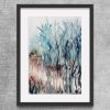 Artist Leni Kae Watercolour Landscape Framed Morning Light Through The Trees Watercolour Landscape Sm