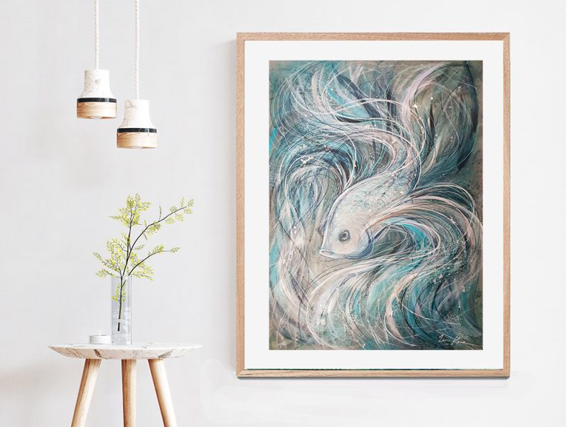 Blue Grey Betta Fish