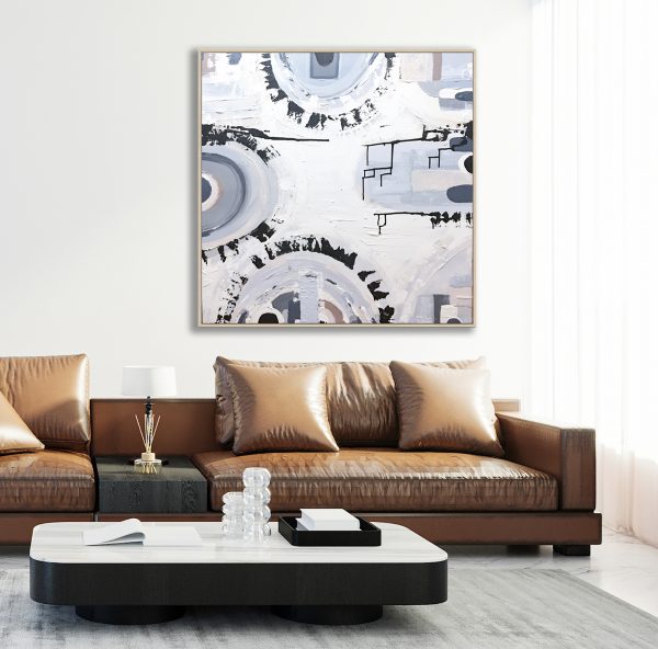 Scandinavian Style Living Room Interior Mock Up, Modern Living R