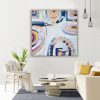 3d Mockup Photo Frame In Modern Interior Of Living Room