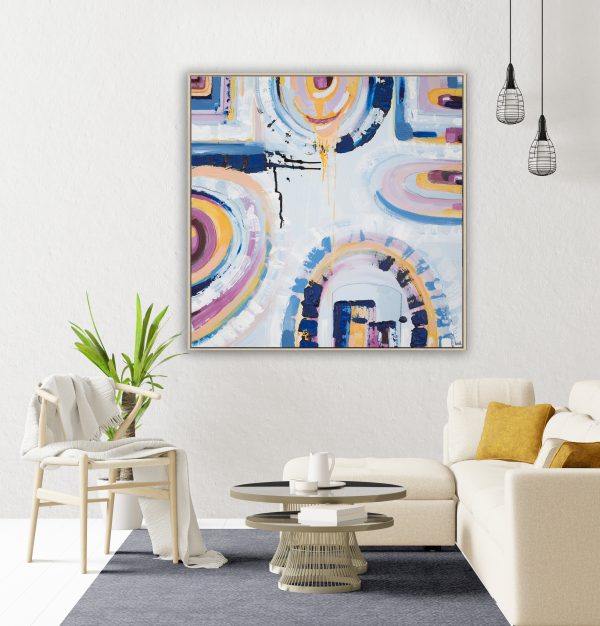 3d Mockup Photo Frame In Modern Interior Of Living Room