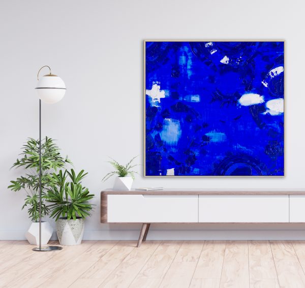 Shelf Tv In Modern Empty Room,minimal Design.