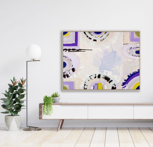 Shelf Tv In Modern Empty Room,minimal Design.