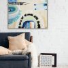Partial View Of Modern Living Room Interior With Cozy Couch, Moc