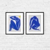 Blue Lady Diptych