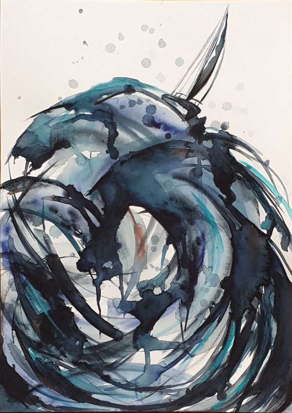 Kae Leni Sailing The High Seas Abstract Seascape 1000px