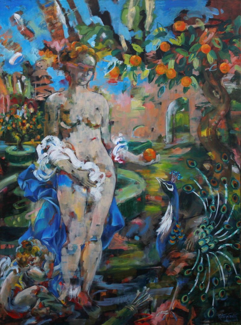 Venus in the Orange Grove   SOLD