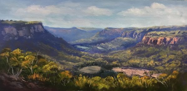 Oil Painting The Wolgan Valley
