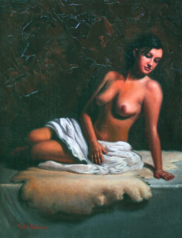 Bianca Vicki Sullivan Art Lovers Australia Figurative Oil On Linen H 40cm X W 30cm