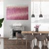 Artist Leni Kae Interior Design Lounge Room Art Hope And Heart Pink Turquioise Abstract Landscape