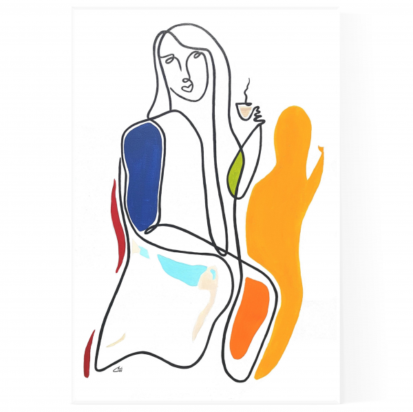 Cafe Lover Reflections For Square Pic Frame