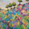 Grasslands By Teresa Mundt Colourful Colorful Acrylic Art Landscape Painting