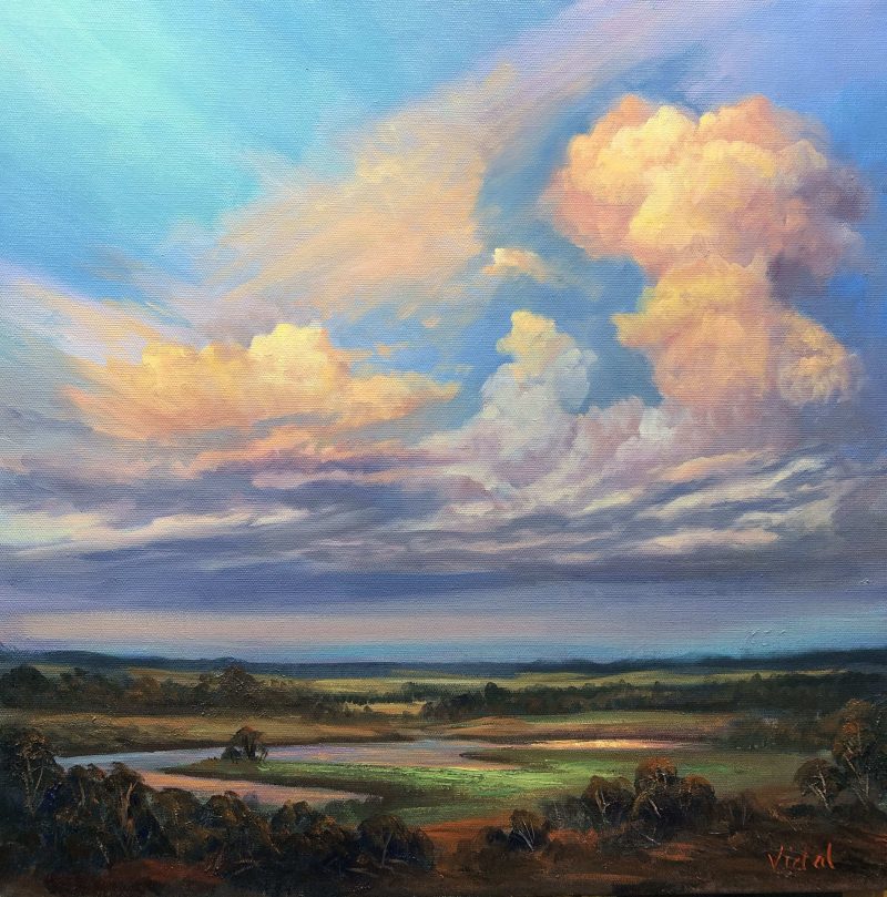 Storm clouds over the wetlands, Northern Territory