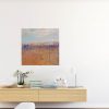 Wide Brown Land Ii White Lounge Scandi Shelf