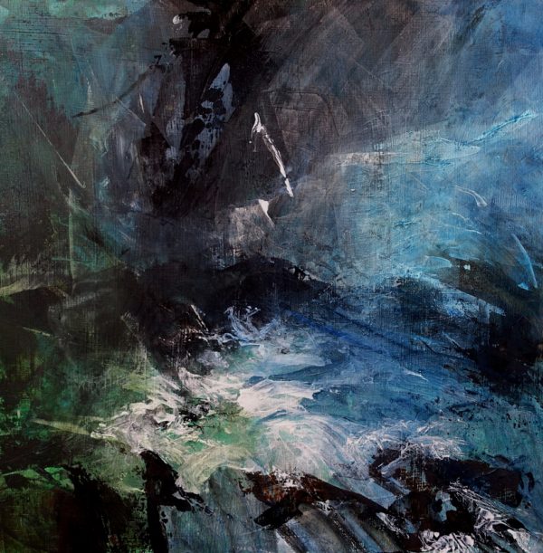 Dsc07401 Patriciawalshstudio Indigo Seas Acrylic On Board 30x30x2@0.6kg