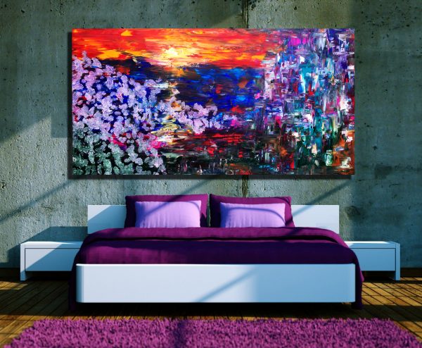 Forest Painting On Wall2