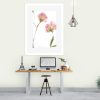 Pink Lisianthus Portraits 1 Room