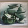 Still Life In Green Framed 1