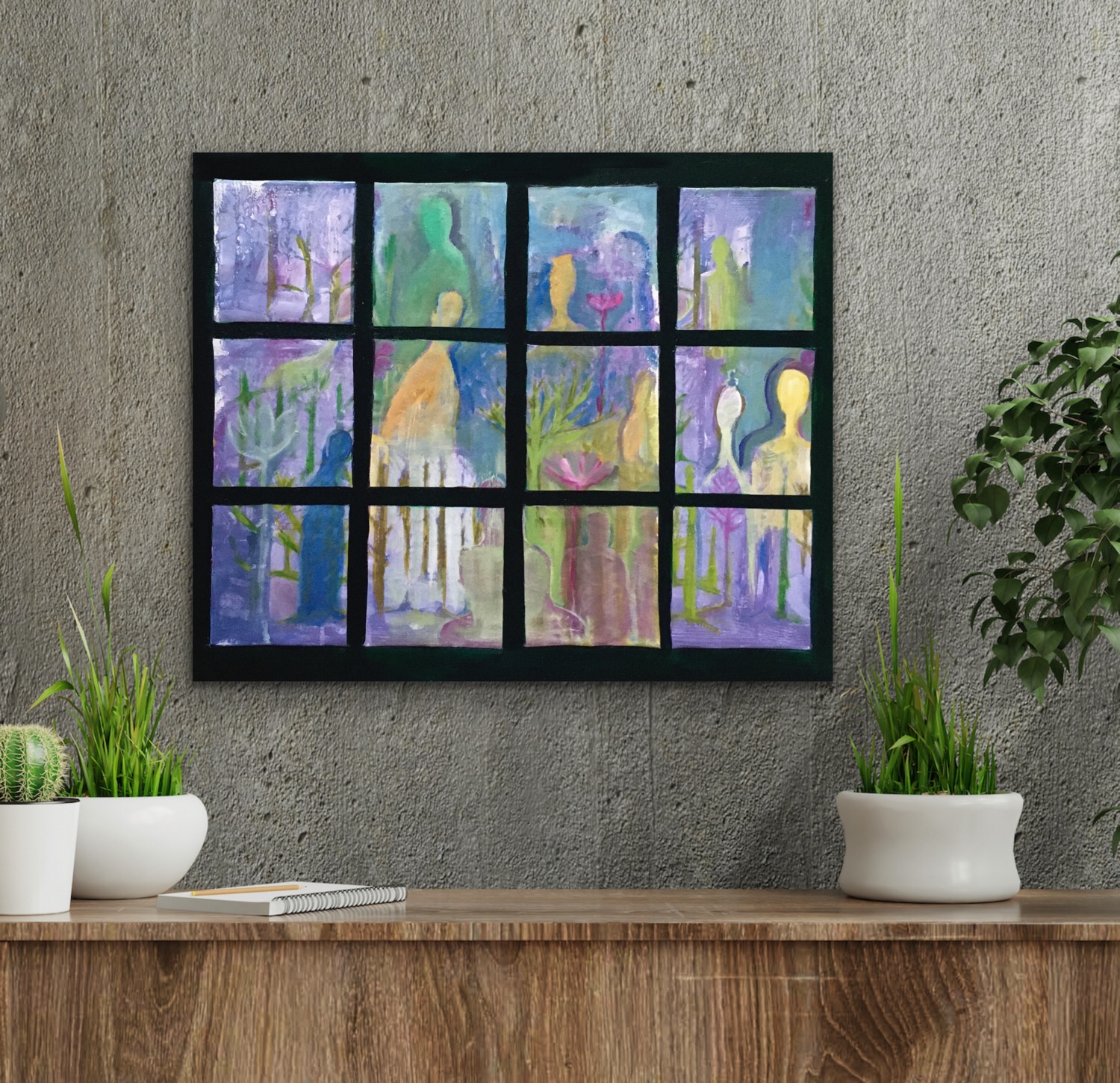 Outside In, The Folks Are Fine Insitu Grey Wall