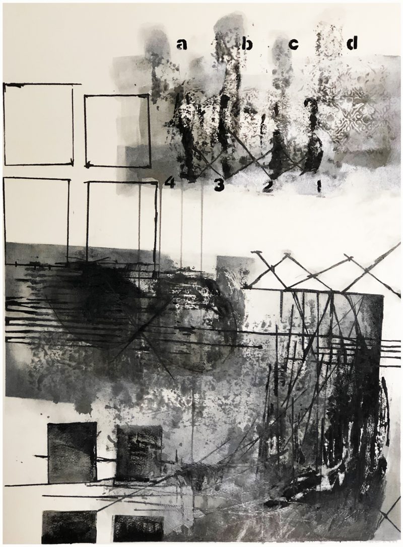 Composition No. 227  ( a b c d – 4 3 2 1 )