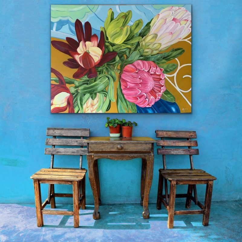 Deco Scrolls and Proteas