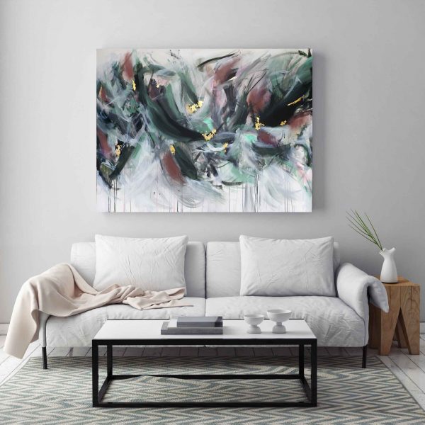 Mock Up Blank Poster On The Wall Of Livingroom