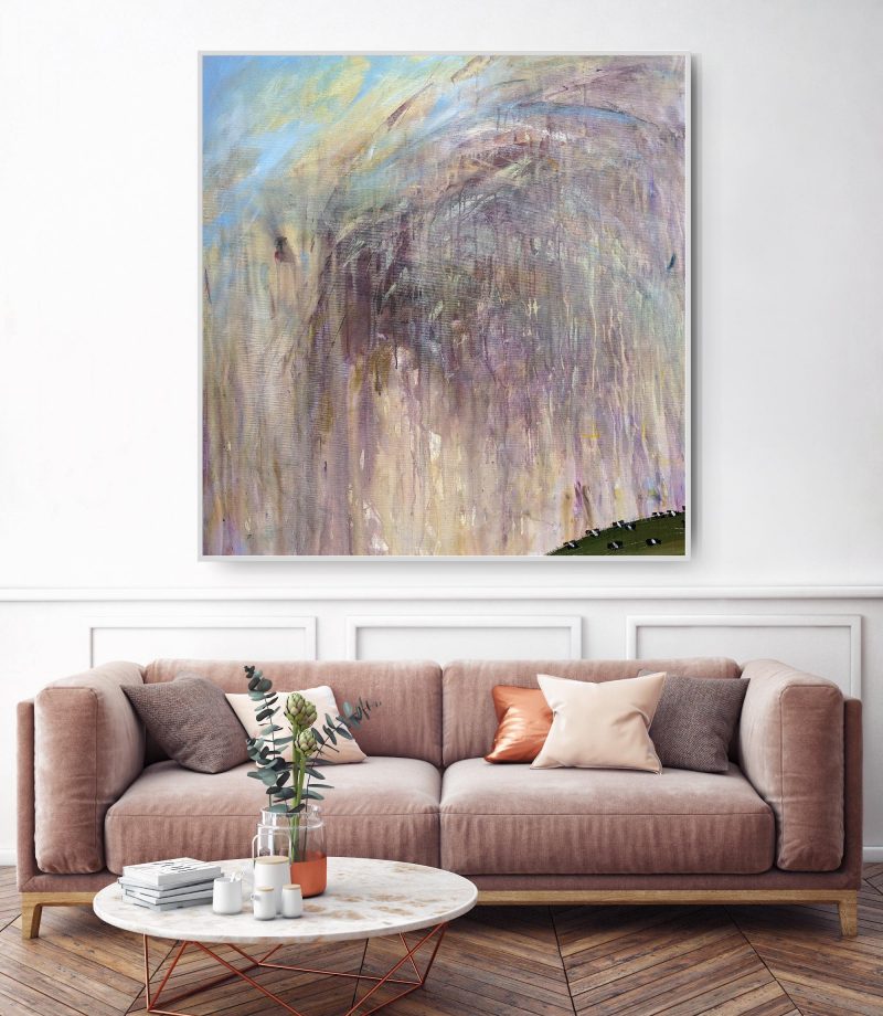 Grazing Under Purple Rain