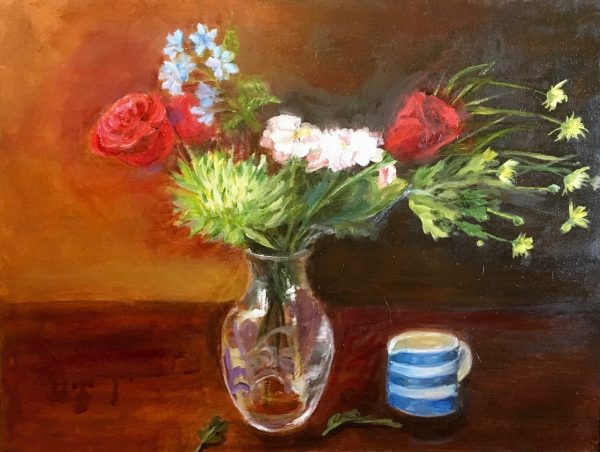 O'sullivan, Anne, 'little Jug,' Water Based Oil On Board, 30x40cm, 2017