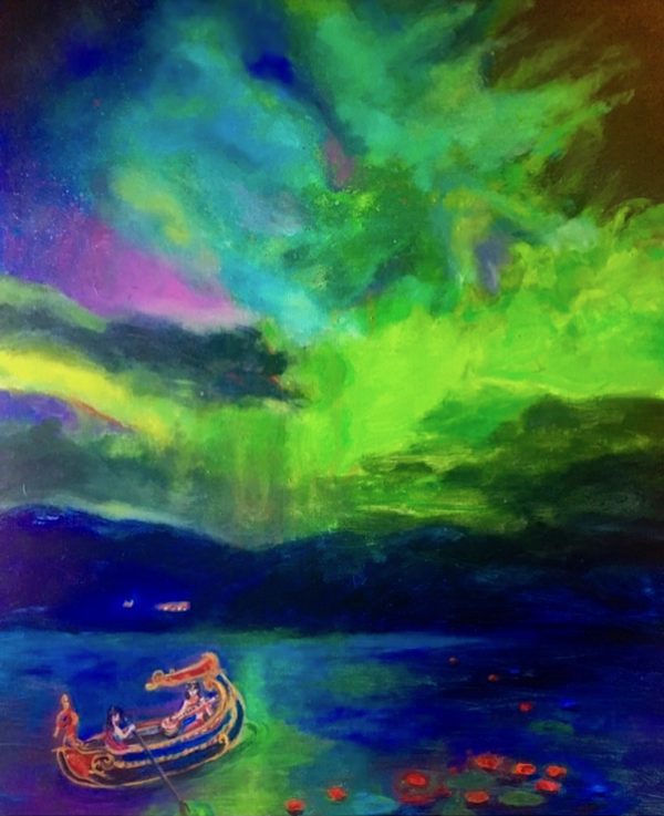 O'sullivan, Anne East Meets North, Acrylic And Water Based Oil On Canvas, 2016 7