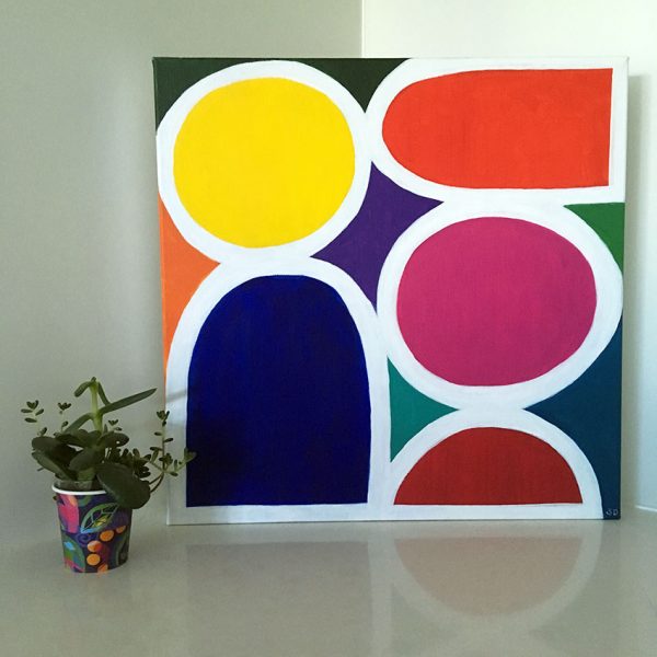 White Noise Ii Acrylic On Canvas