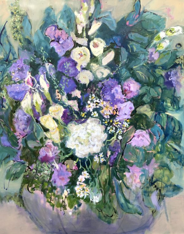 Purple And White Flowers 1a