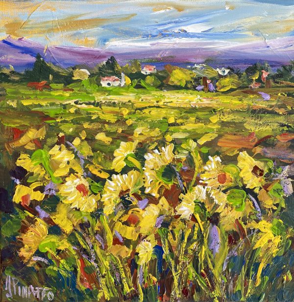 Sunflowers Field In Tuscany