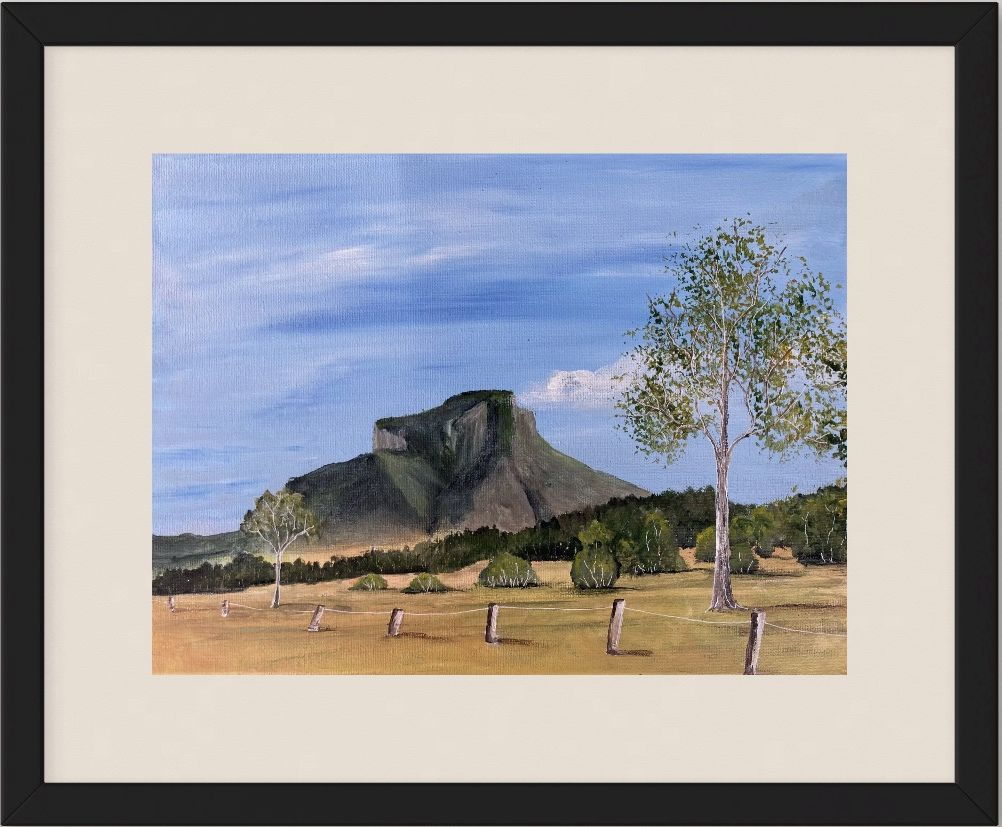 Mbj 397 Mount Lindsay Framed