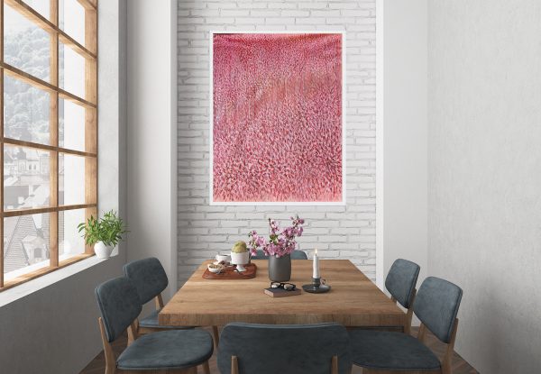 Artist Leni Kae Find Me In A Field Of Peonies Lounge Dining2 Interior Design