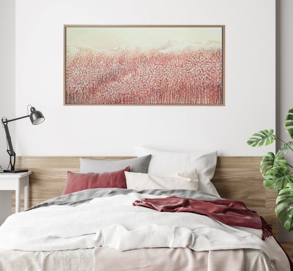 Artist Leni Kae Zoom Bedroom Interior Design Art Autumn Colours Calling Abstract Landscape