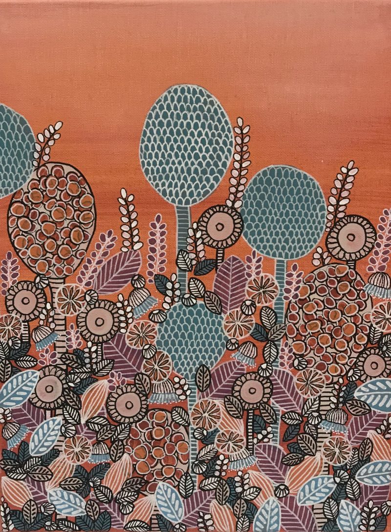 Bulbs and Blooms Orange – FRAMED