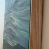 Framed Ocean Canvas Tasmanian Oak Edges