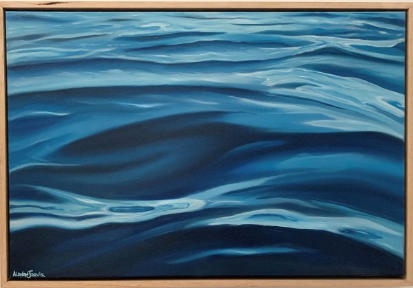 Hoverlay Image Alanah Jarvis Ocean Canvas Framed In Australian Timber