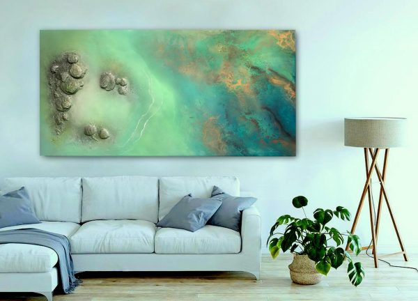Large Ocean Painting For Sale Artist Petra Meikle De Vlas2
