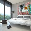 Architectural Bedroom Design With Glass Windows